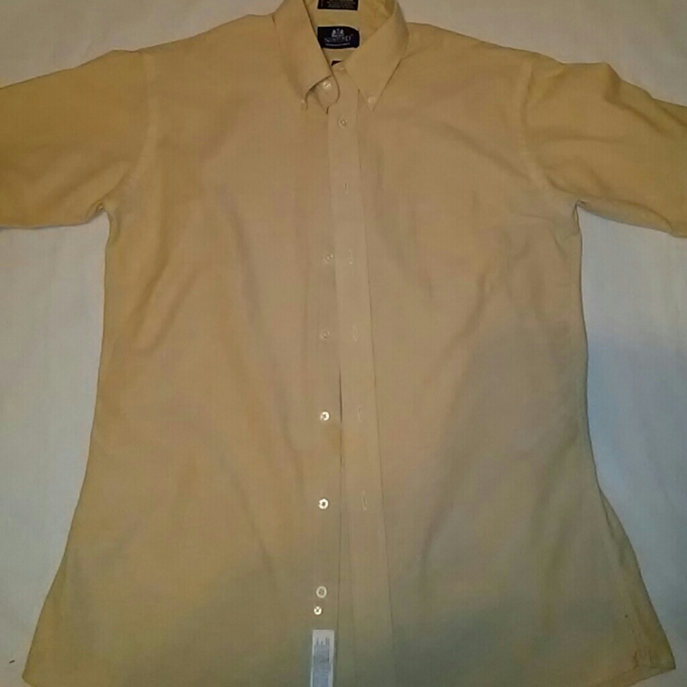 Mens Stafford button up dress shirt size 16 1/2