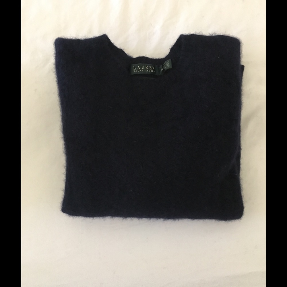 Ralph Lauren navy blue cashmere sweater