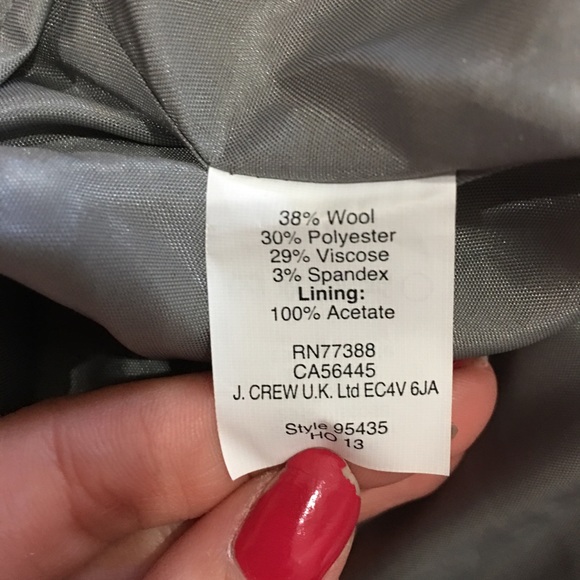 J. Crew Elastic Waistband Lined Skirt with Pockets Gray Size 10 - Picture 4 of 4