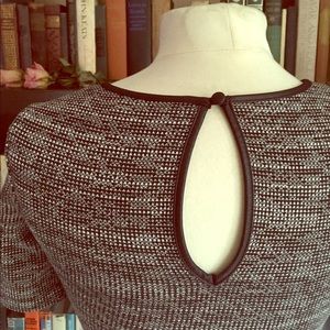 H&M Black/Grey/White Skater Dress