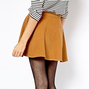 American Apparel Corduroy Circle Skirt