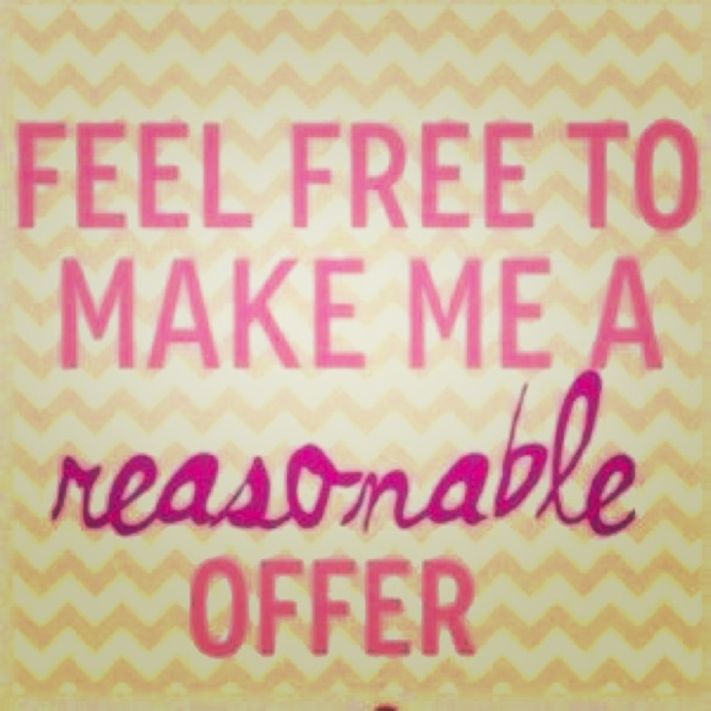 Prices are negotiable!