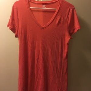 Pink Old Navy Fitted Tee