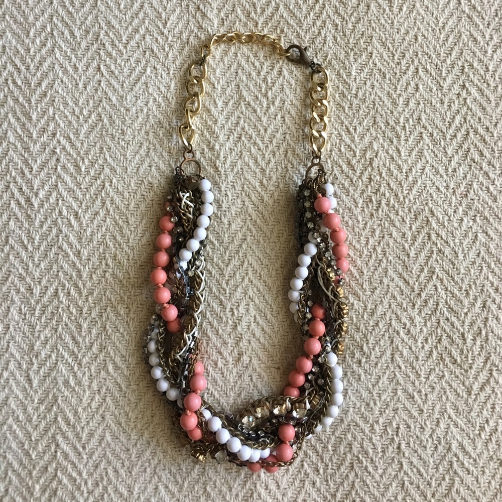 Beaded Statement Necklace