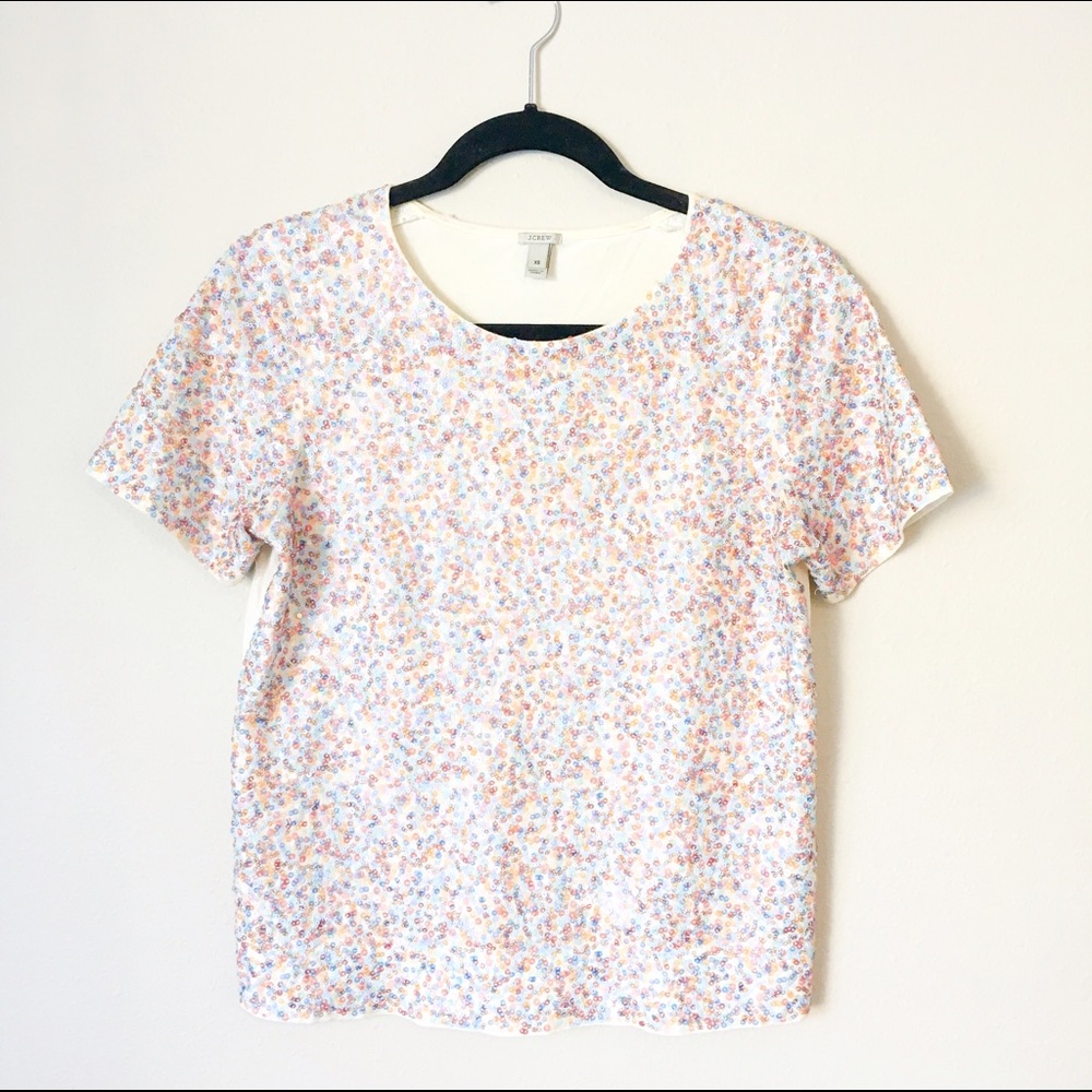 J.Crew Sequined Shirt