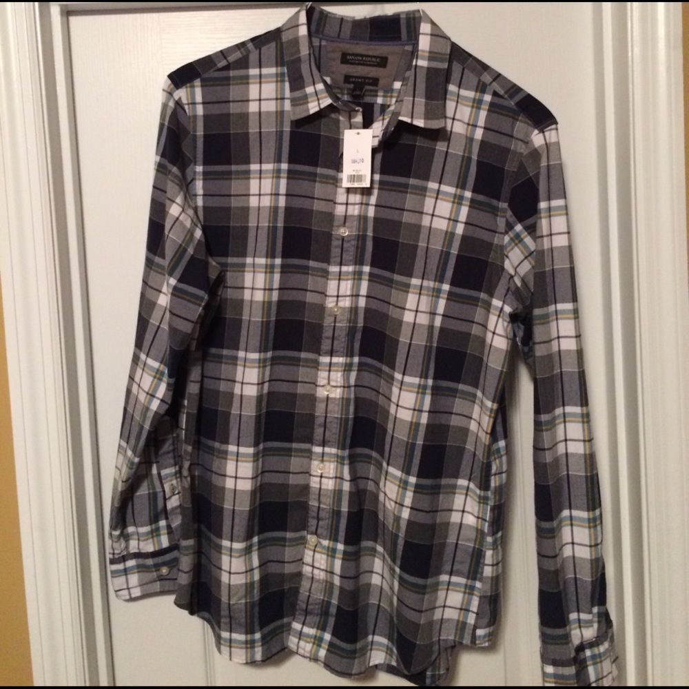 Banana Republic large wash button down shirt