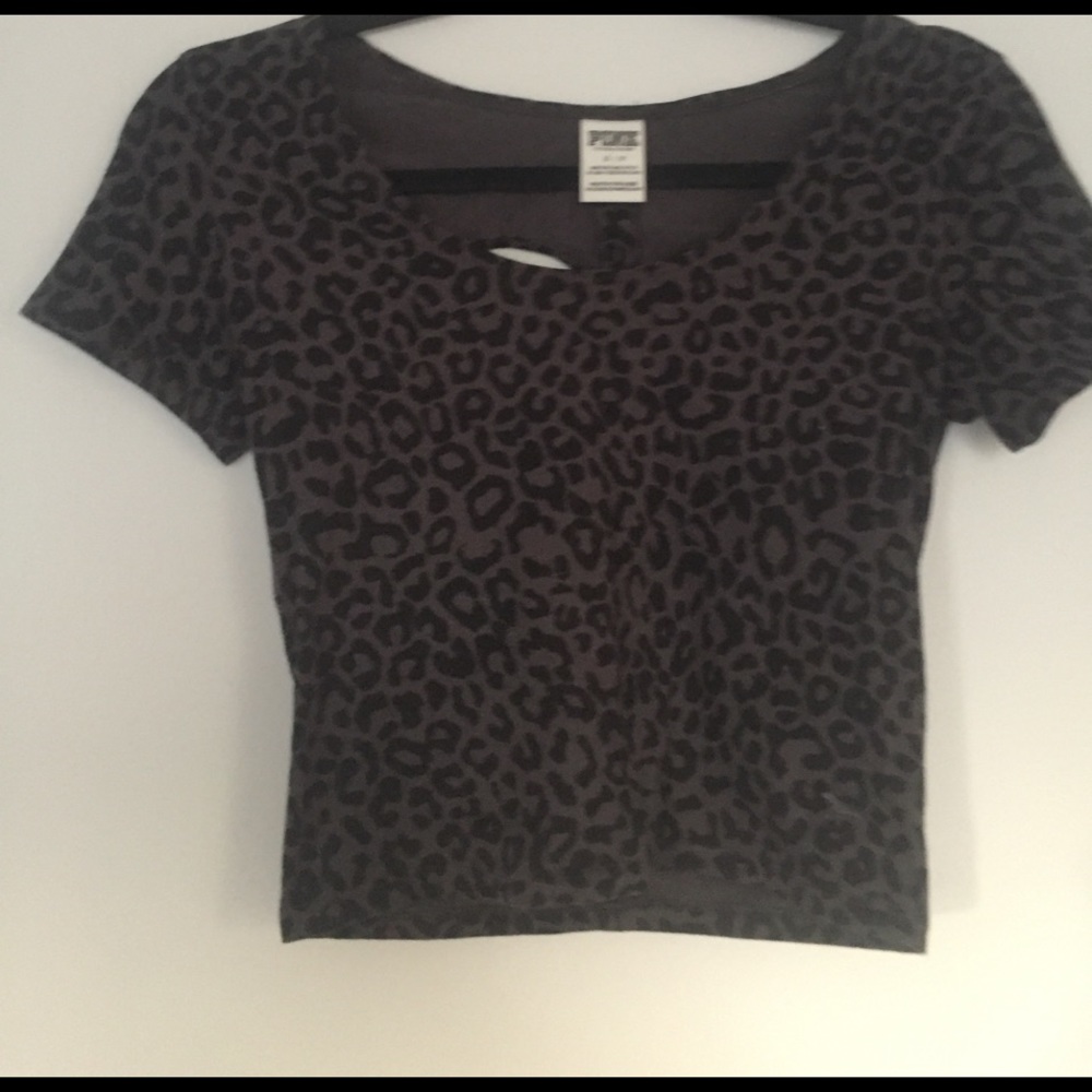 Victoria secret heart cutout top