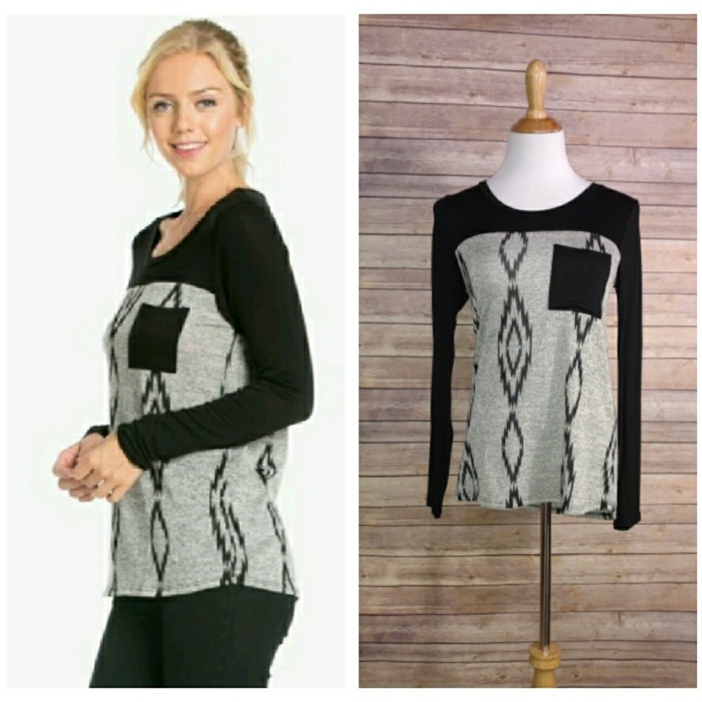 Long Sleeve - Pocket tee - Picture 7 of 8