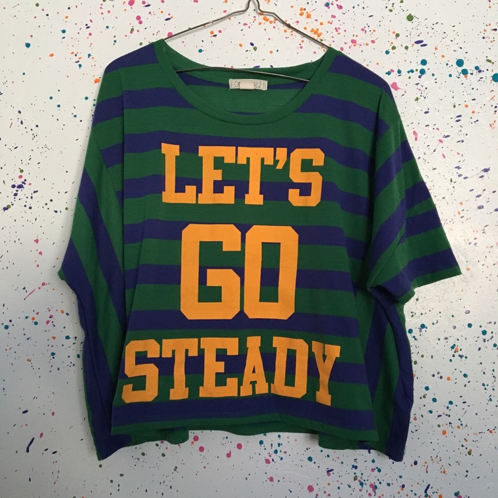 "Let's Go Steady" tee