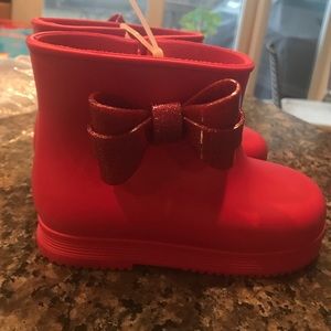 Mini Melissa Rain Boots toddler size 9