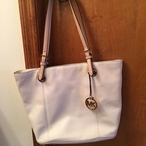 Michael Kors white bag