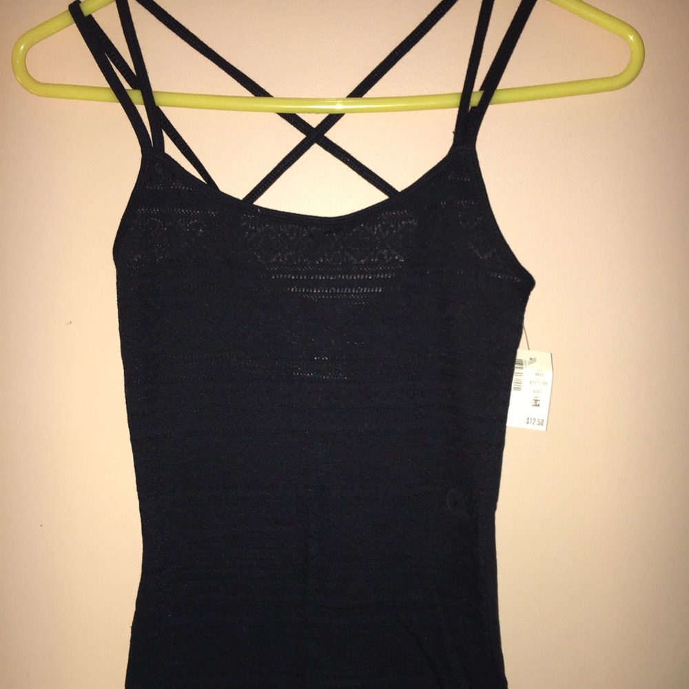 NEW! Aeropostale Tank! Lace and strap details! SM
