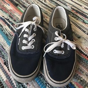 Navy and Grey vans