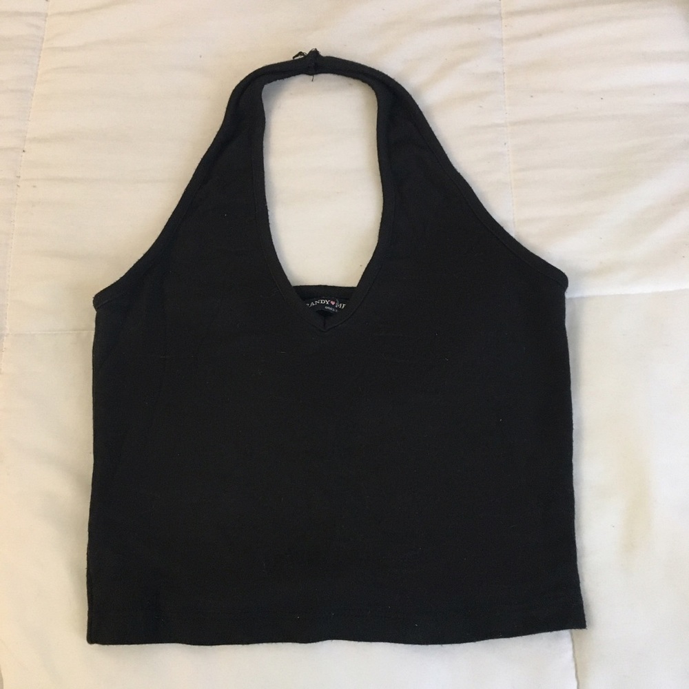 SOLD Brandy Melville Black Halter Top