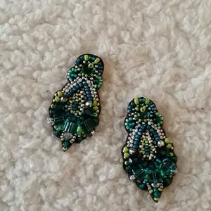 Chicos beaded Clip On Earrings