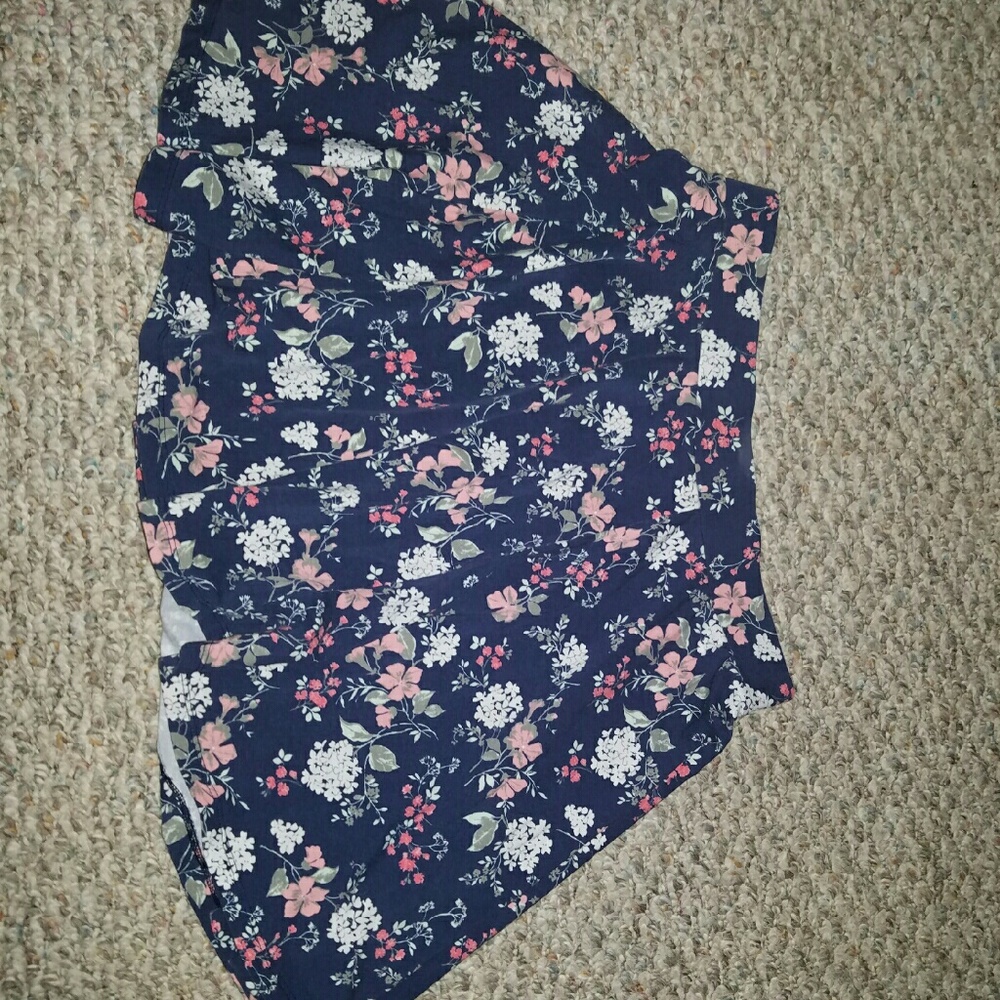 SO Floral skater skirt