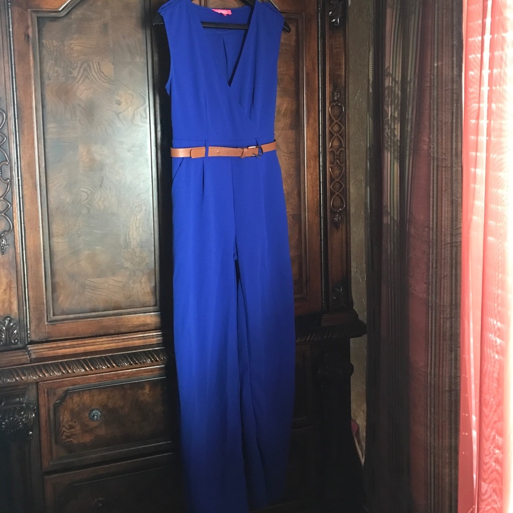 Blue pant jumper