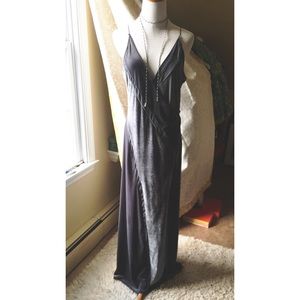 FREE PEOPLE velvet maxi dress