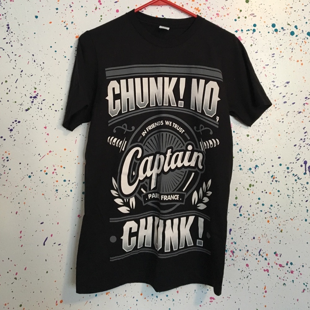Chunk! No Captain Chunk band tee
