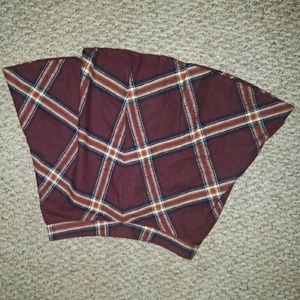 Aeropostal Flannel skater skirt