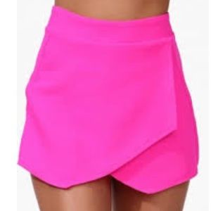 Neon Pink skort