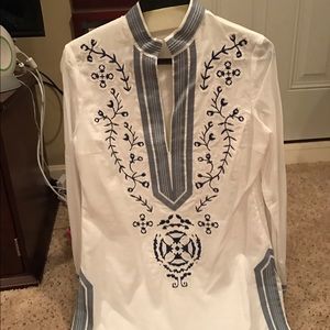 Tory Burch tunic. Size 4. Never worn.Tags attached