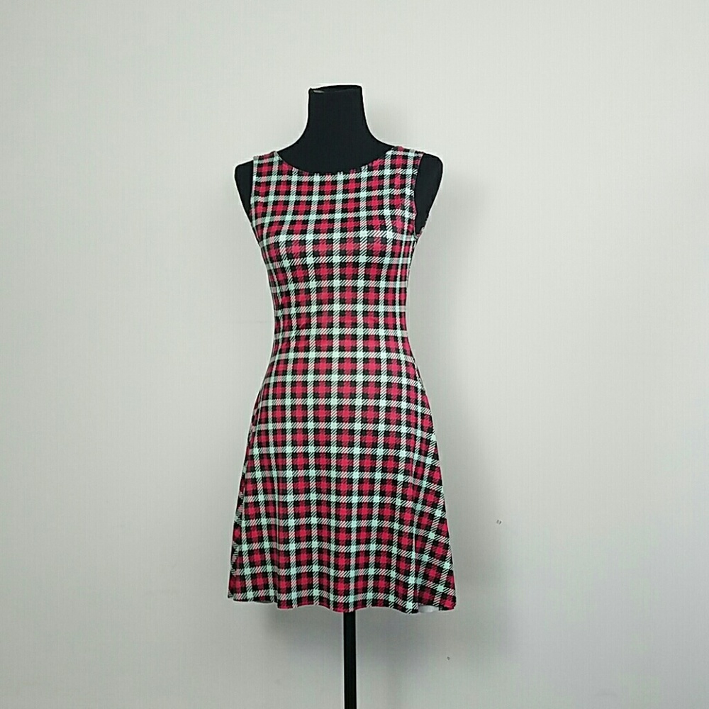 Gingham Red Green Play Dress *HOST PICK*