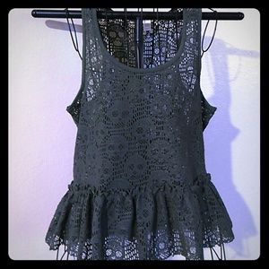 ⌚ HIGH LOW SKULL LACE TOP SALE ⌚
