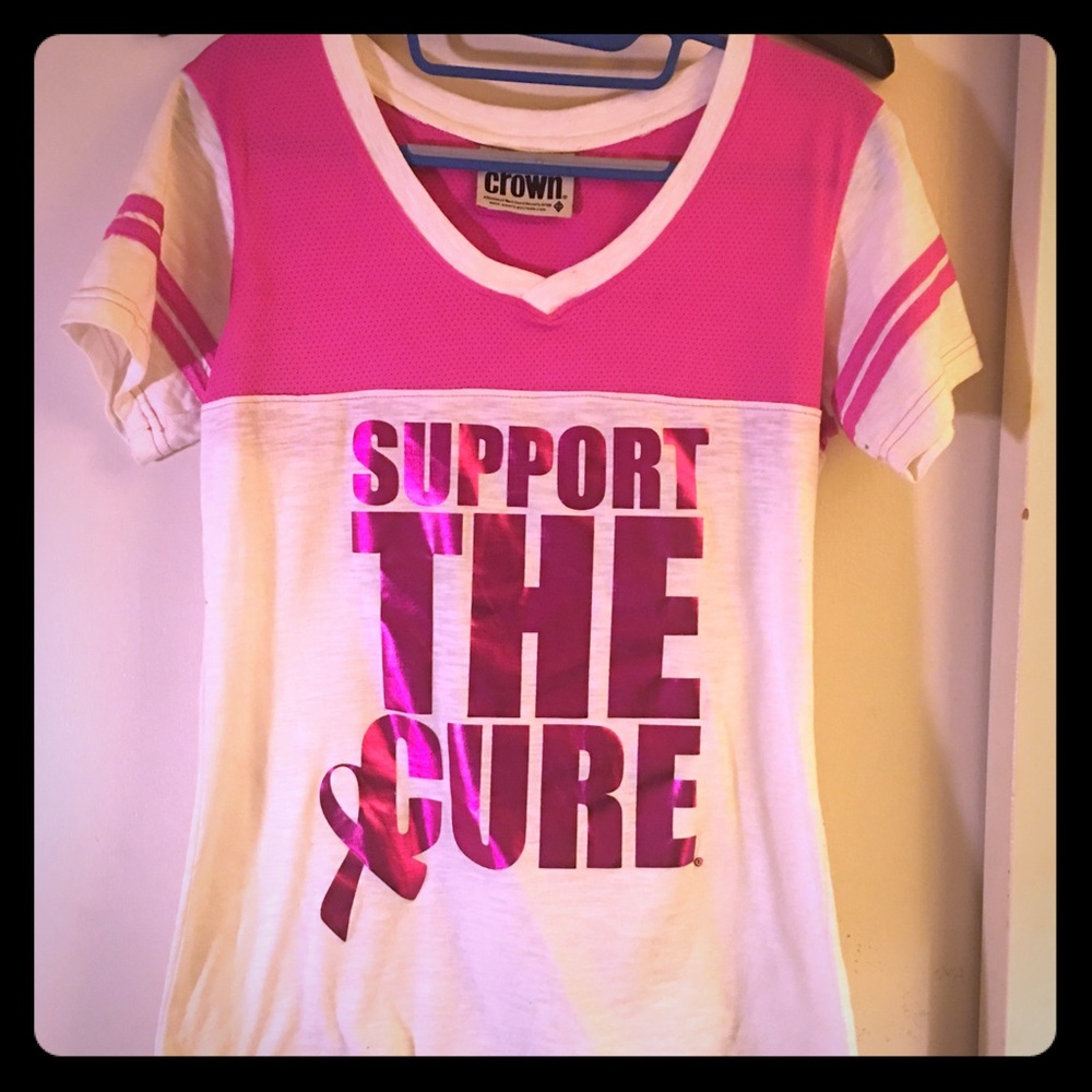 Breast cancer jersey tee