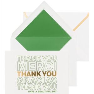 KATE SPADE THANK YOU CARDS
