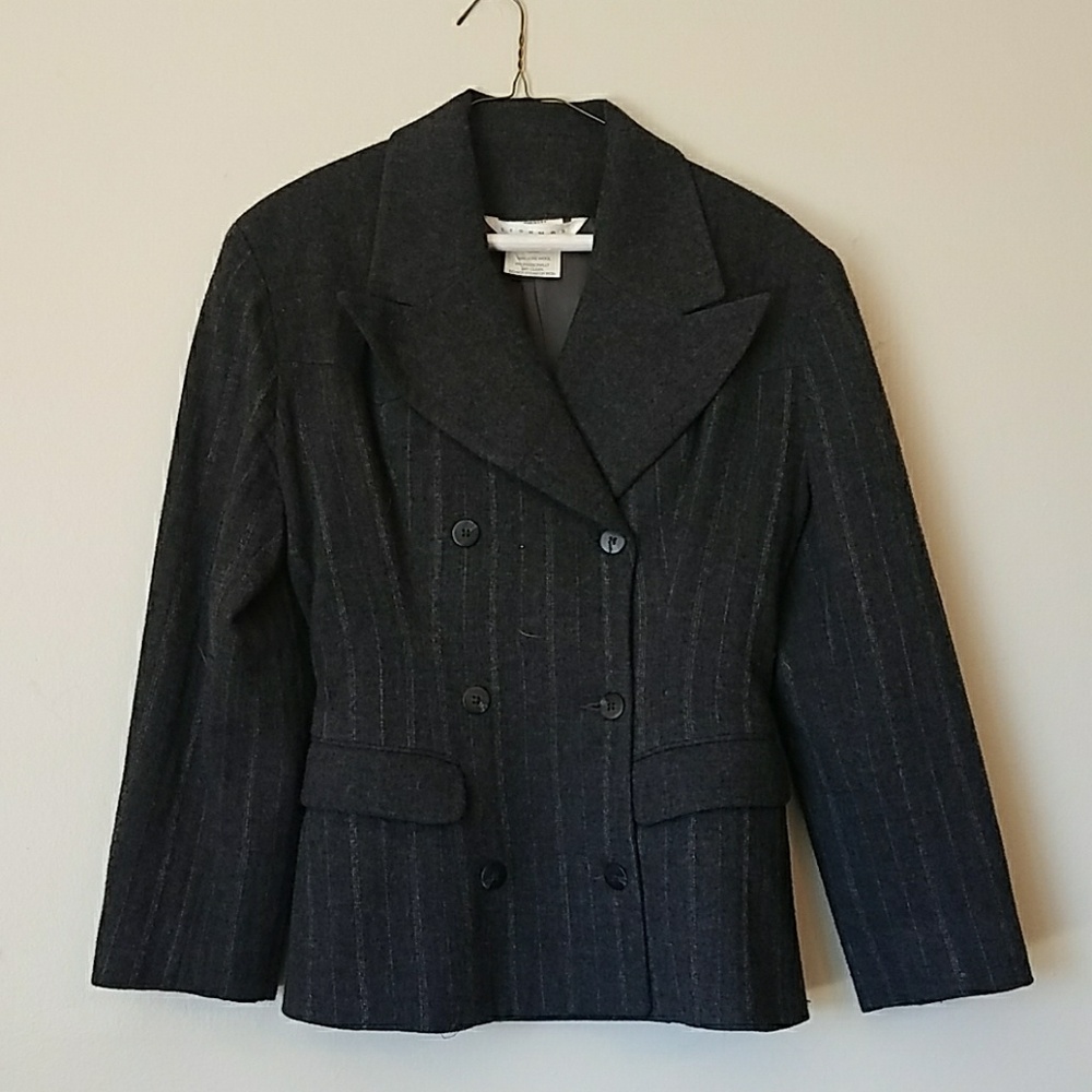 Leon Max Lapel Jacket &  Matching Wide Leg Pants