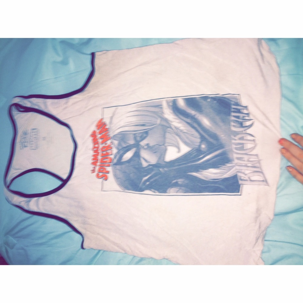 💞NWOT Spider-Man and Black Cat tank💞