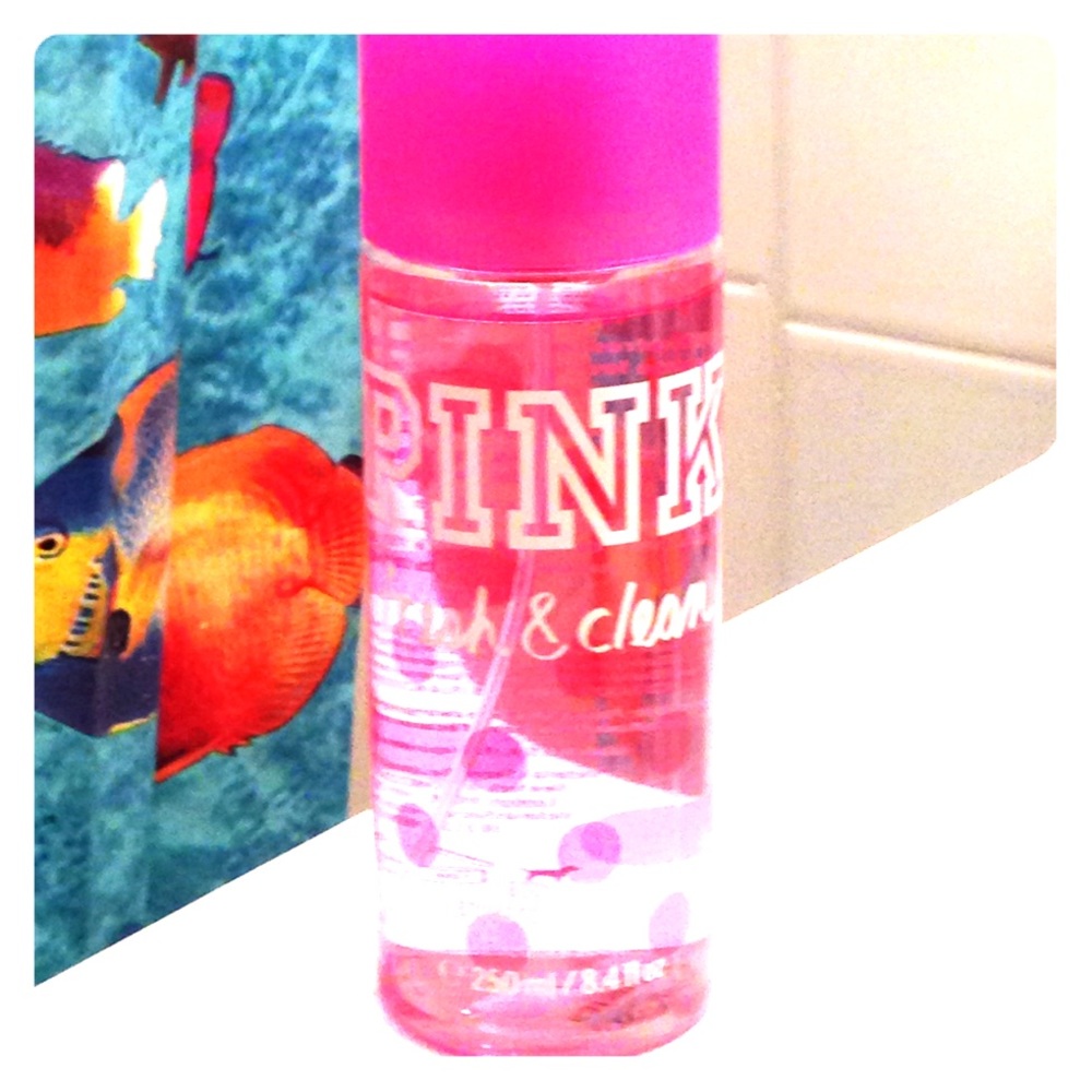 A perfume from pink