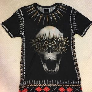 Zara Man Medium skull shirt