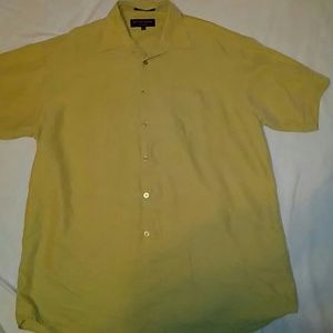 Mens button down AFTER DARK shirt size Lg
