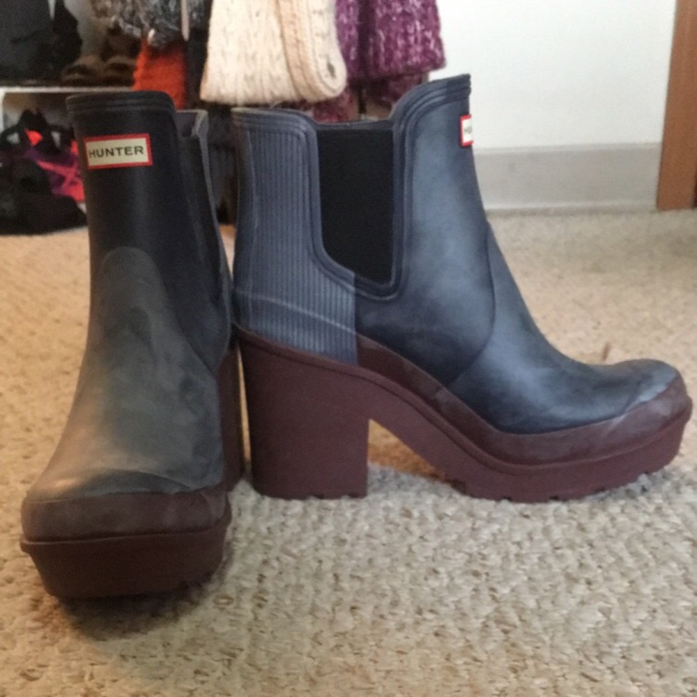 Limited edition Hunter boot heels