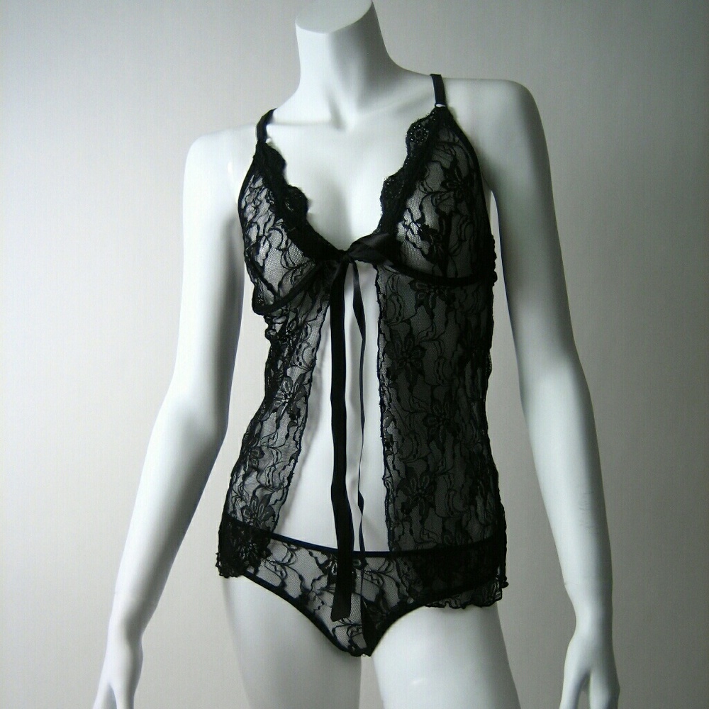 New size XS S M sexy lingerie in black