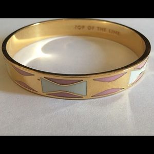 Kate spade enameled bow bangle top of the line
