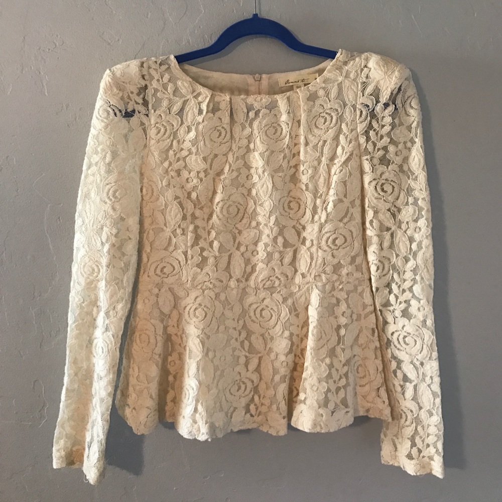 Comme Toi peplum top