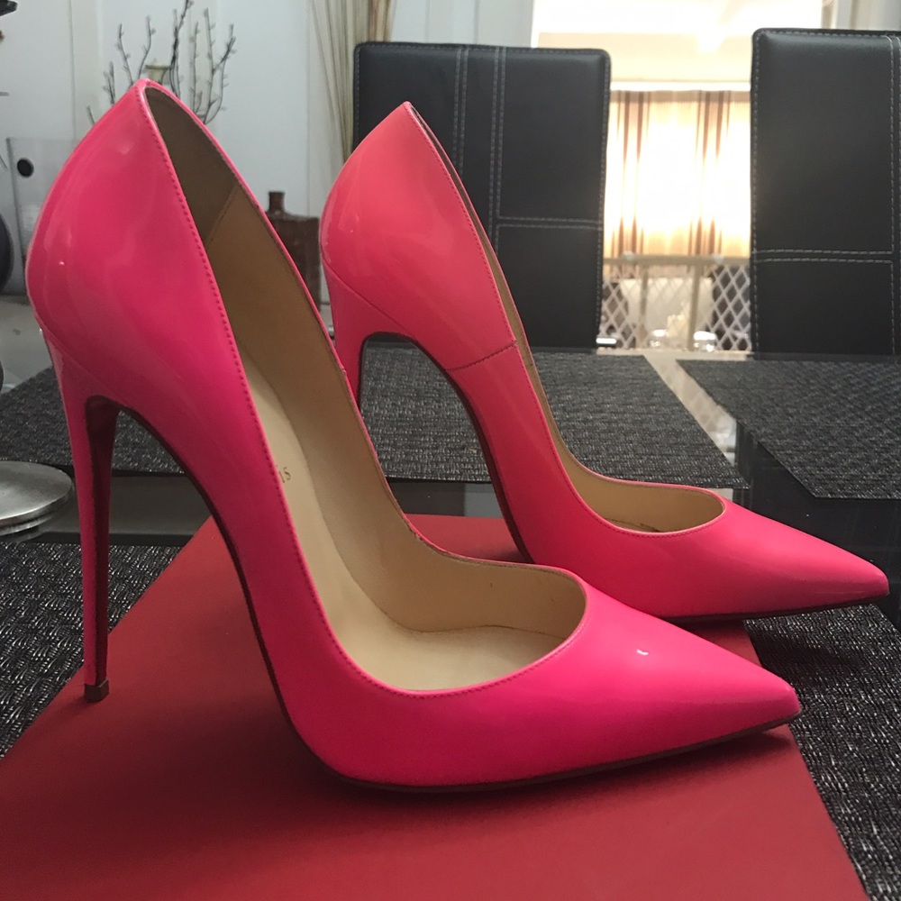 Christian Louboutin SO KATE hot pink heels size 40
