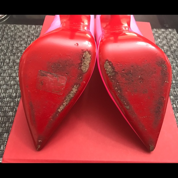 Christian Louboutin SO KATE hot pink heels size 40 - Picture 4 of 4