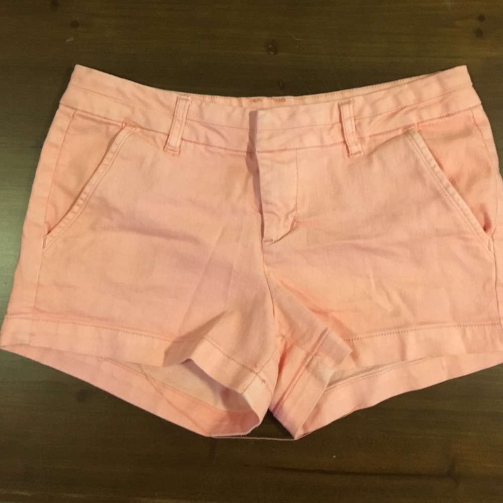 Salmon colored shorts