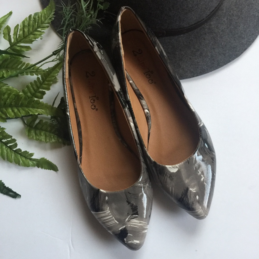 Swirl pointy toe flat - Picture 2 of 3
