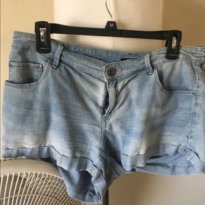 High waisted shorts