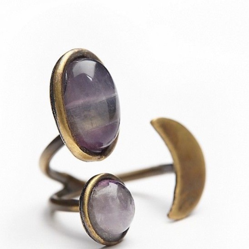 Free People orbit ring moon crescent 🌙