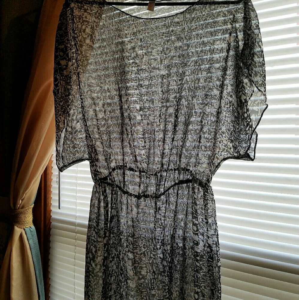 Sheer tunic