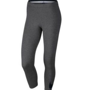 Nike leggings sz medium grey with swoosh