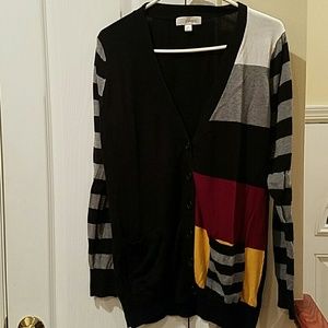Long Button Cardigan Plus Size