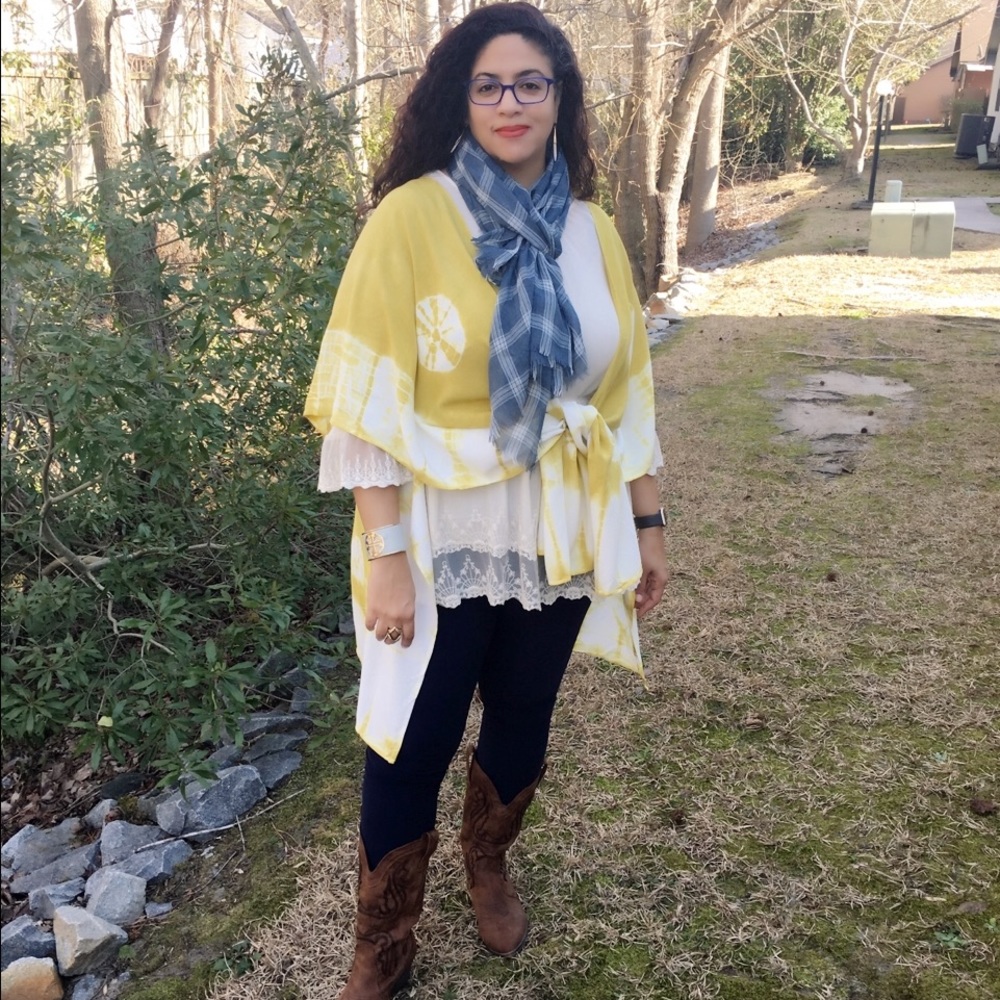 🆕Mustard Yellow / Honey Colored Kimono - Picture 6 of 8
