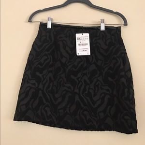 Zara Black mini skirt